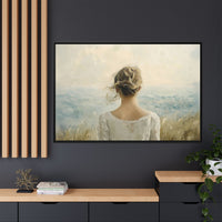 Thumbnail for Where the Sky Meets Her Canvas Wall Art with Frame