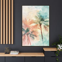 Thumbnail for Palm Glow Canvas Wall Art with Frame