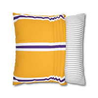 Thumbnail for Los Angeles Yellow Square Pillowcase with Custom Name & Number