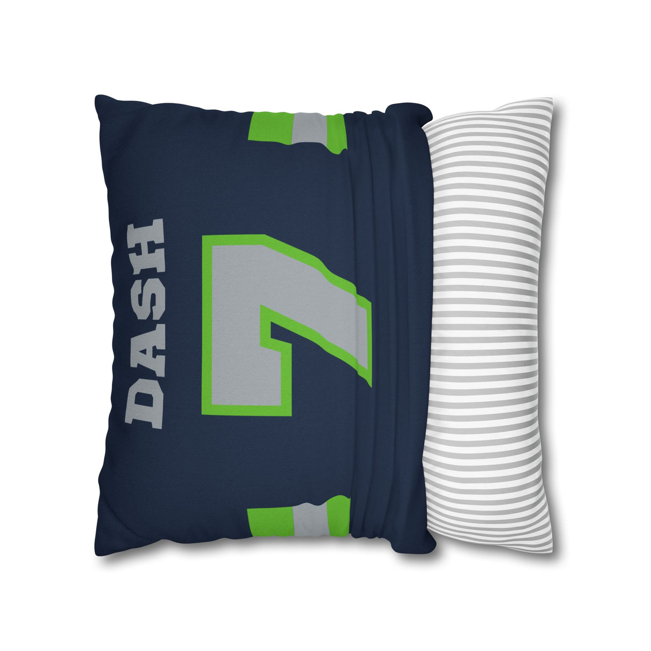 Seattle Square Pillowcase with Custom Name & Number