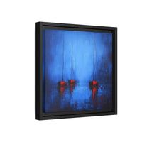 Thumbnail for Nocturne at Sea Matte Canvas Wall Art with Frame