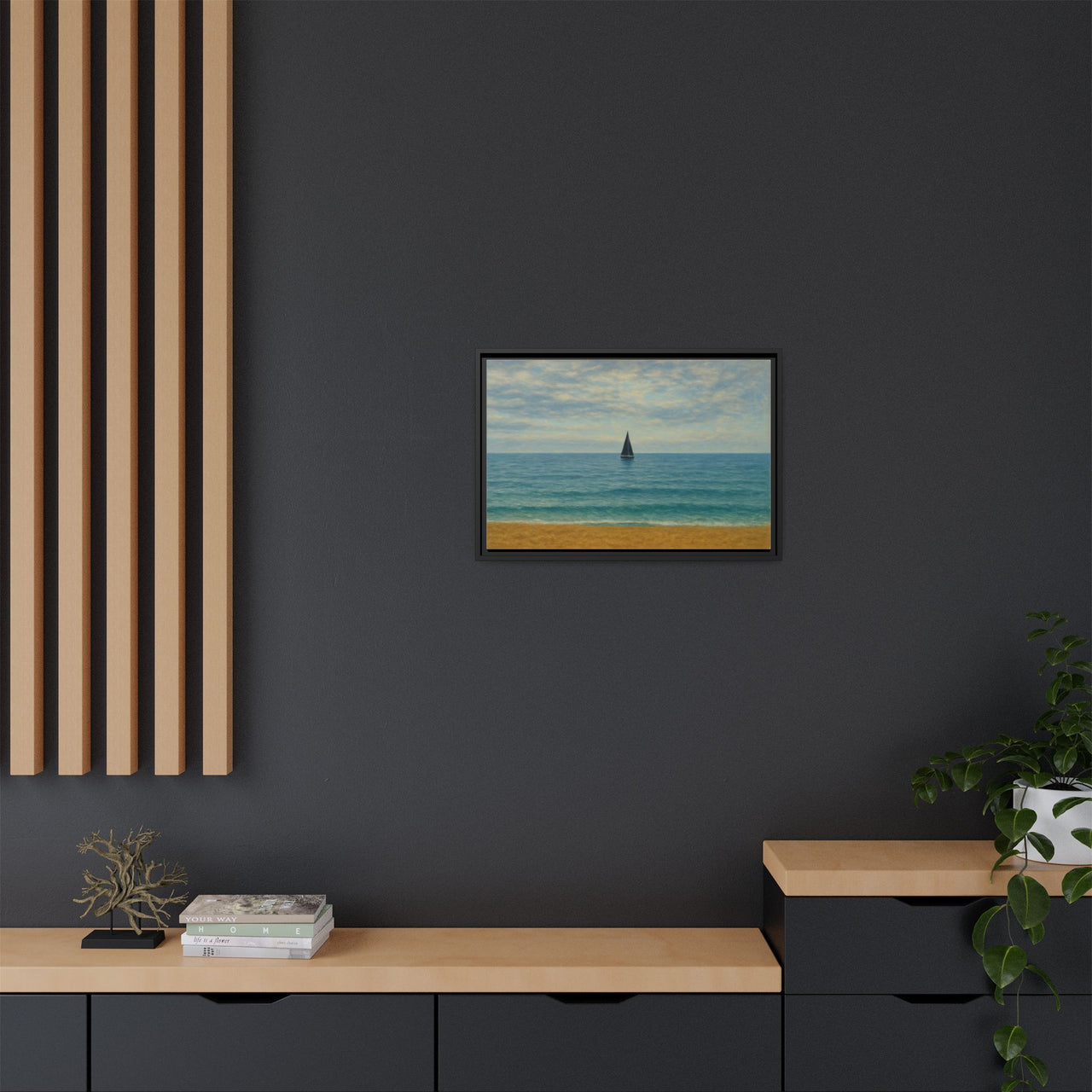 Still Waters Canvas Wall Art with Frame