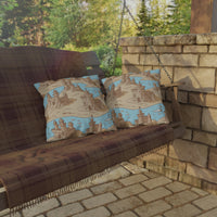 Thumbnail for Sand Castles Outdoor Throw Pillow