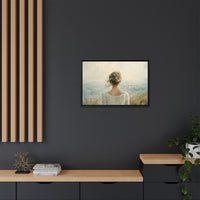Thumbnail for Where the Sky Meets Her Canvas Wall Art with Frame