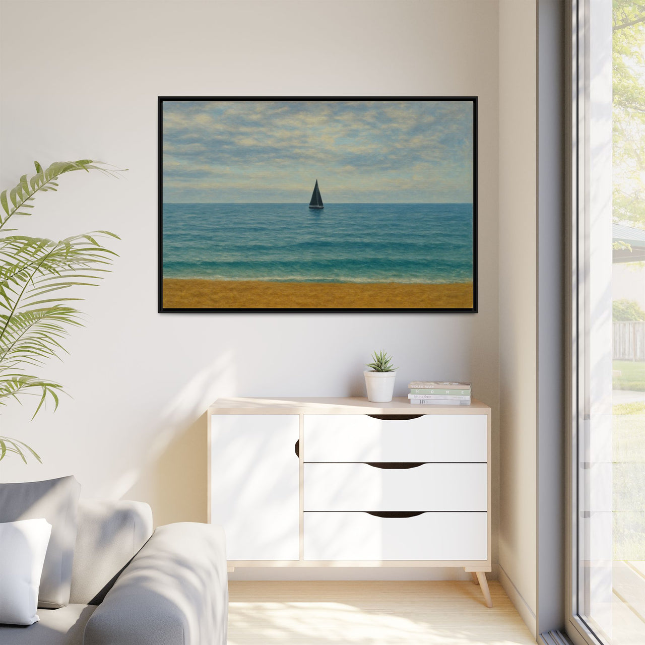 Still Waters Canvas Wall Art with Frame