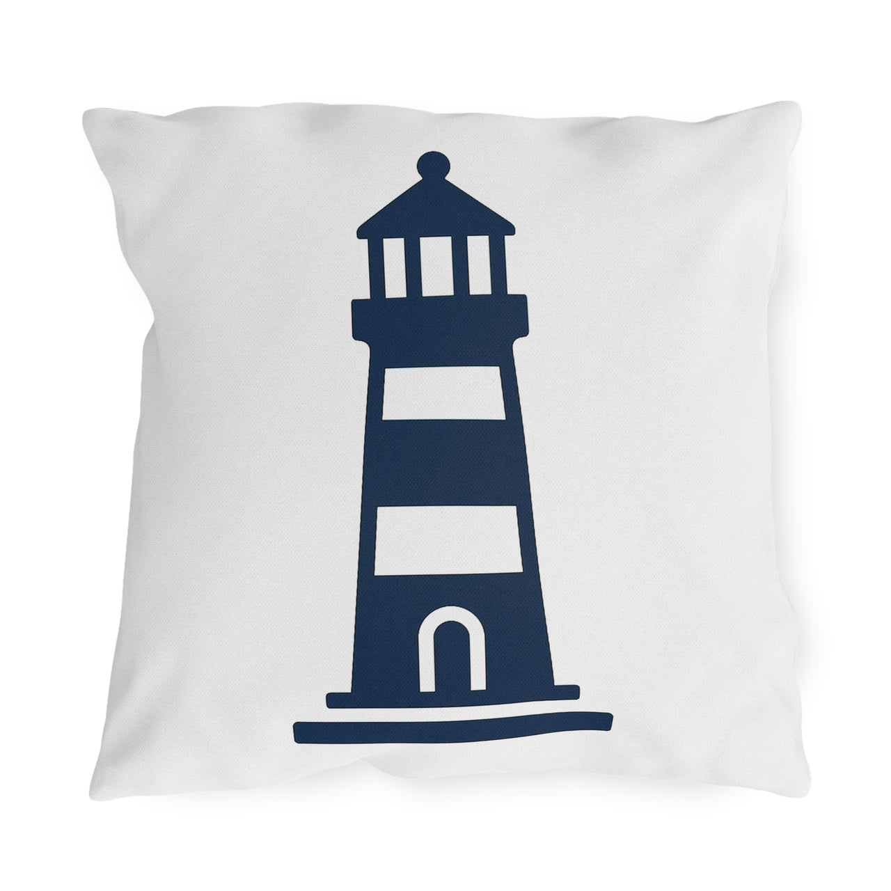 Oceanview Lighthouse Outdoor Throw Pillow