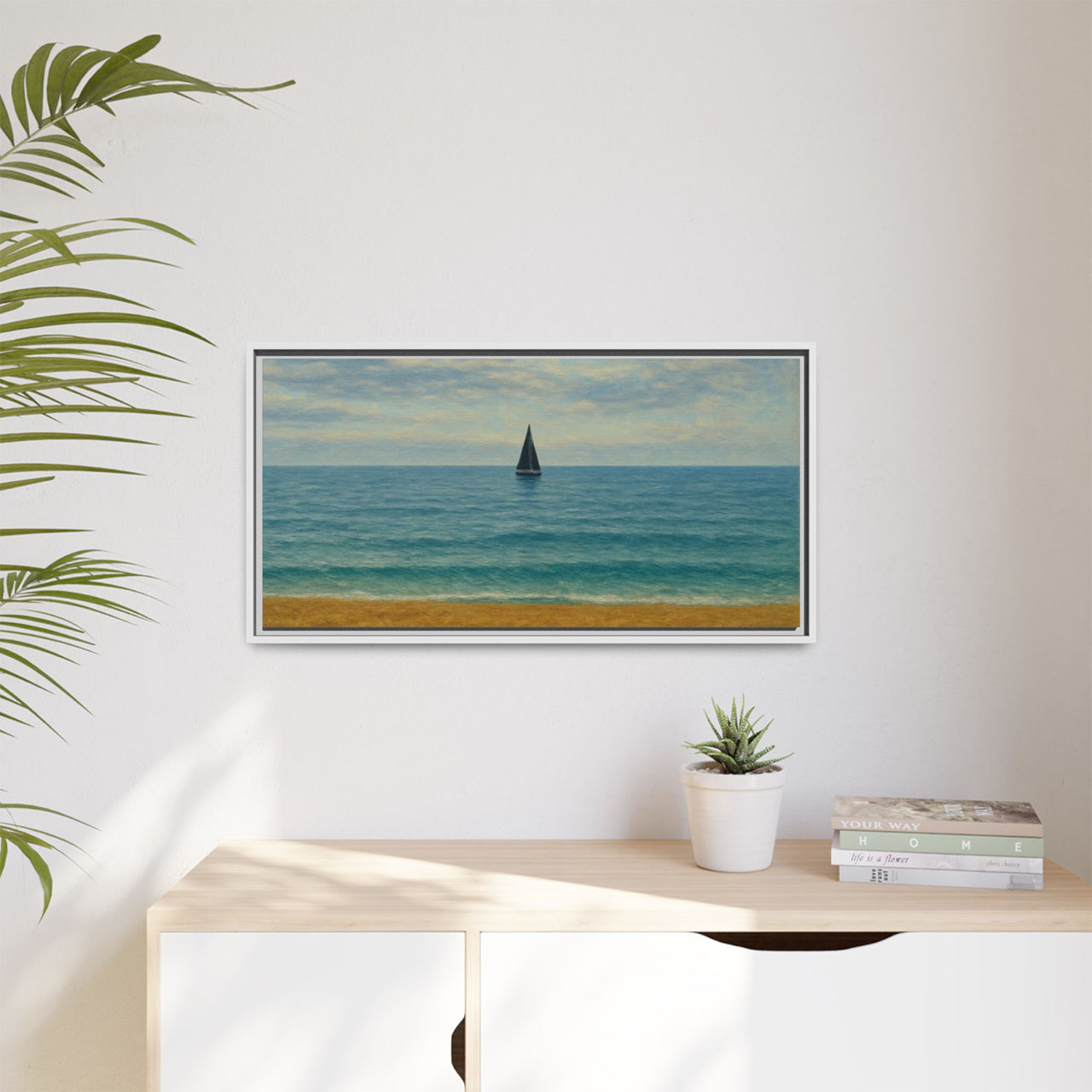 Still Waters Canvas Wall Art with Frame