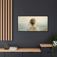 Thumbnail for Where the Sky Meets Her Canvas Wall Art with Frame