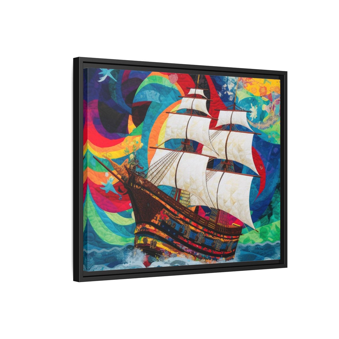 Sails of Change Canvas Wall Art with Frame