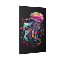 Thumbnail for Celestial Drifter Jellyfish Canvas Wall Art with Frame