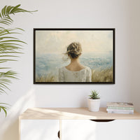 Thumbnail for Where the Sky Meets Her Canvas Wall Art with Frame