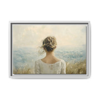 Thumbnail for Where the Sky Meets Her Canvas Wall Art with Frame