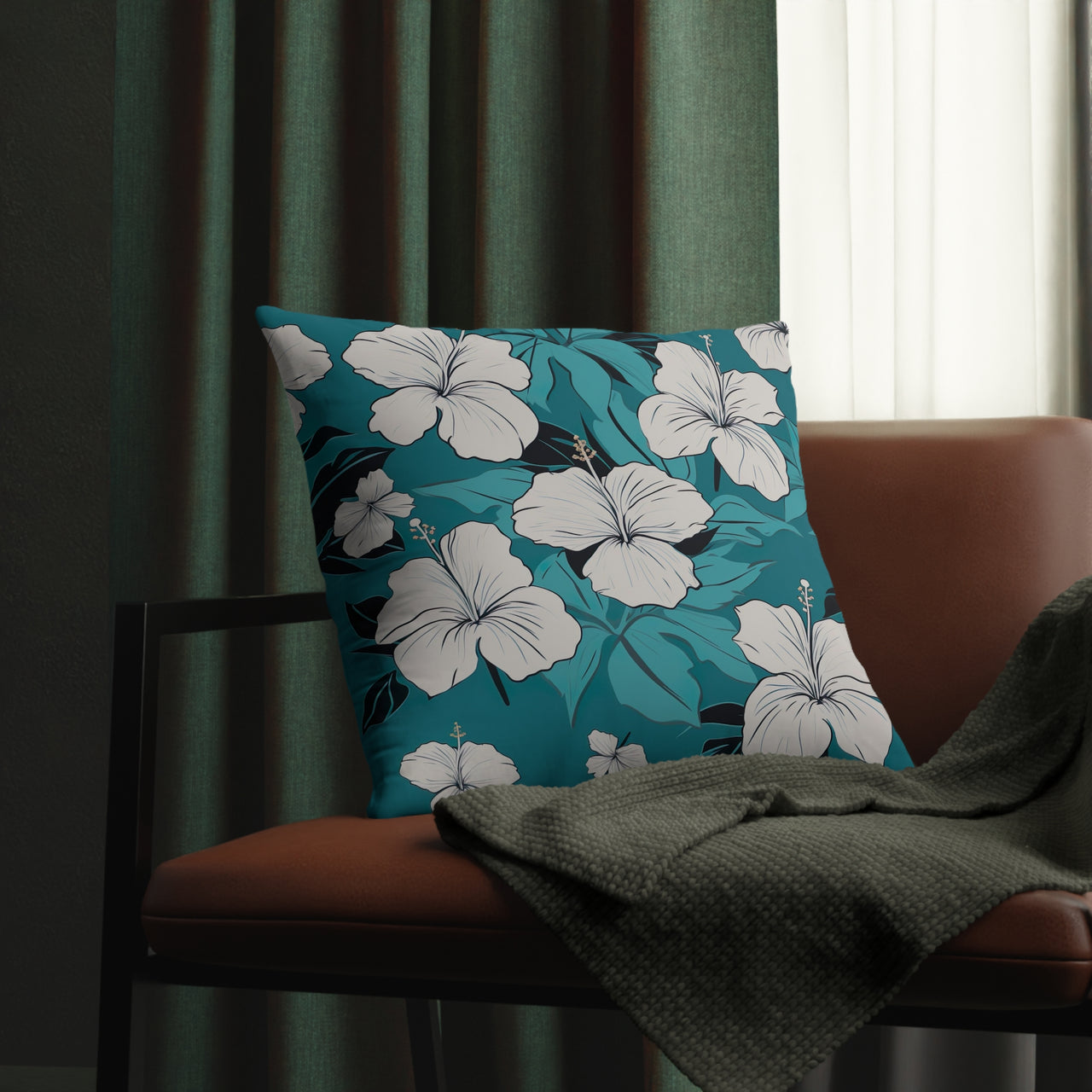 Teal Blossoms
