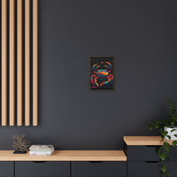 Thumbnail for Neon Tide Crab Canvas Wall Art with Frame