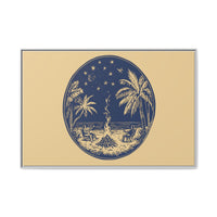 Thumbnail for Beachfire Nights Canvas Wall Art with Frame