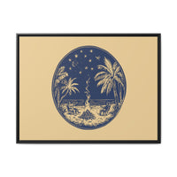 Thumbnail for Beachfire Nights Canvas Wall Art with Frame
