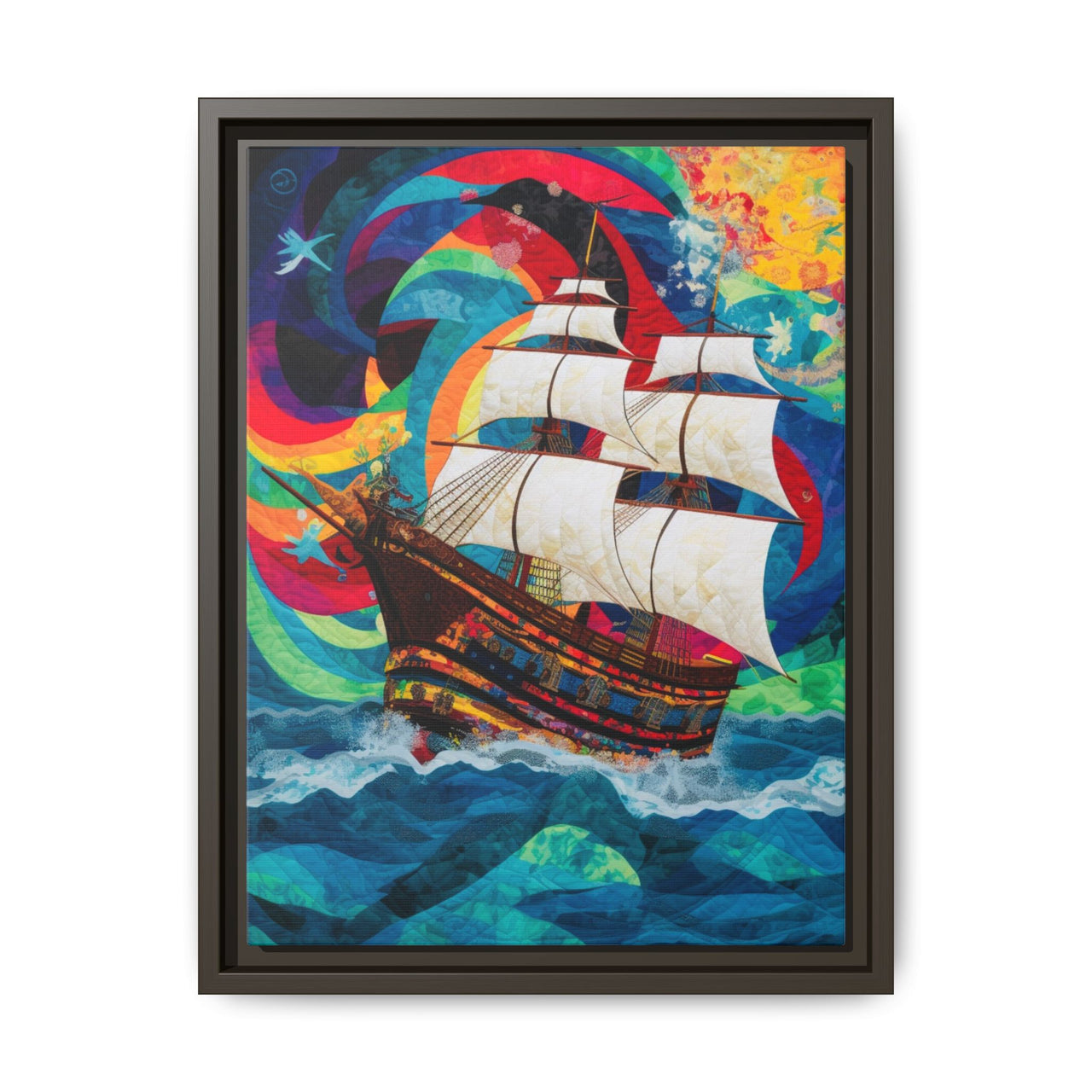 Sails of Change Canvas Wall Art with Frame