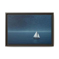 Thumbnail for Sail Into Stillness Canvas Wall Art with Frame