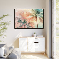 Thumbnail for Palm Glow Canvas Wall Art with Frame