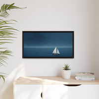 Thumbnail for Sail Into Stillness Canvas Wall Art with Frame