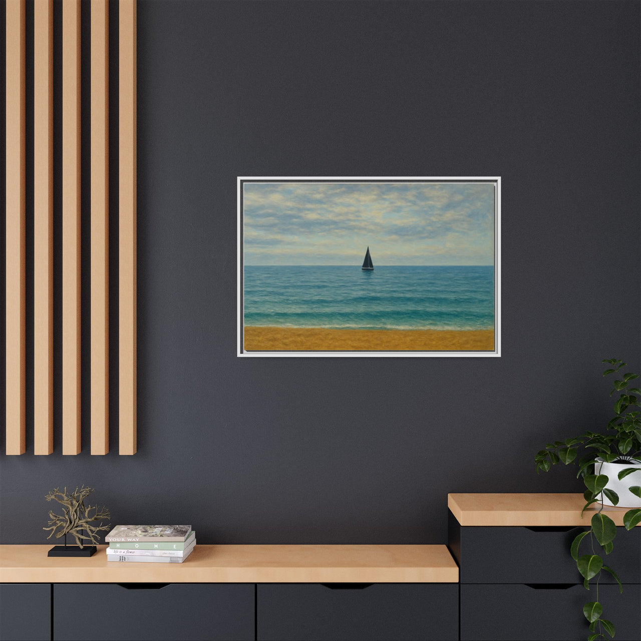 Still Waters Canvas Wall Art with Frame