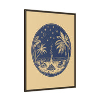 Thumbnail for Beachfire Nights Canvas Wall Art with Frame