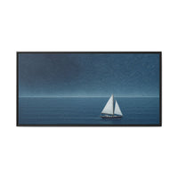 Thumbnail for Sail Into Stillness Canvas Wall Art with Frame