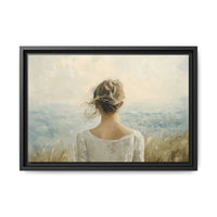 Thumbnail for Where the Sky Meets Her Canvas Wall Art with Frame