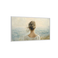 Thumbnail for Where the Sky Meets Her Canvas Wall Art with Frame