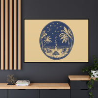 Thumbnail for Beachfire Nights Canvas Wall Art with Frame