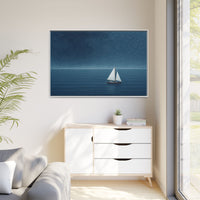 Thumbnail for Sail Into Stillness Canvas Wall Art with Frame