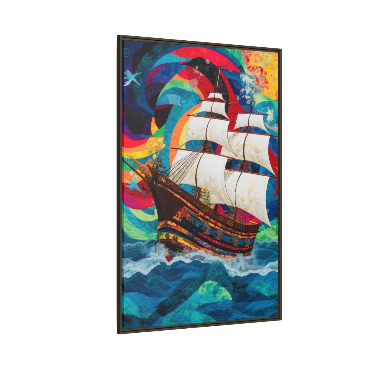 Sails of Change Canvas Wall Art with Frame