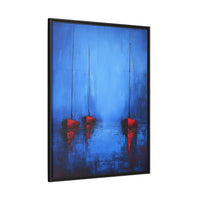 Thumbnail for Nocturne at Sea Matte Canvas Wall Art with Frame