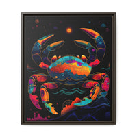 Thumbnail for Neon Tide Crab Canvas Wall Art with Frame