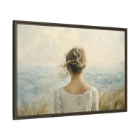 Thumbnail for Where the Sky Meets Her Canvas Wall Art with Frame