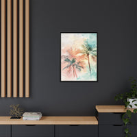Thumbnail for Palm Glow Canvas Wall Art with Frame