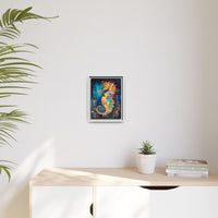 Thumbnail for Coral Carnival Seahorse Canvas Wall Art with Frame