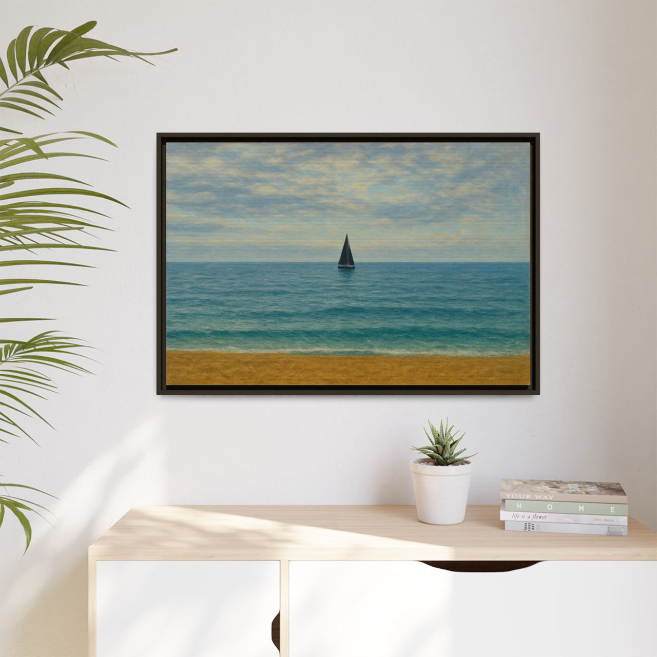 Still Waters Canvas Wall Art with Frame