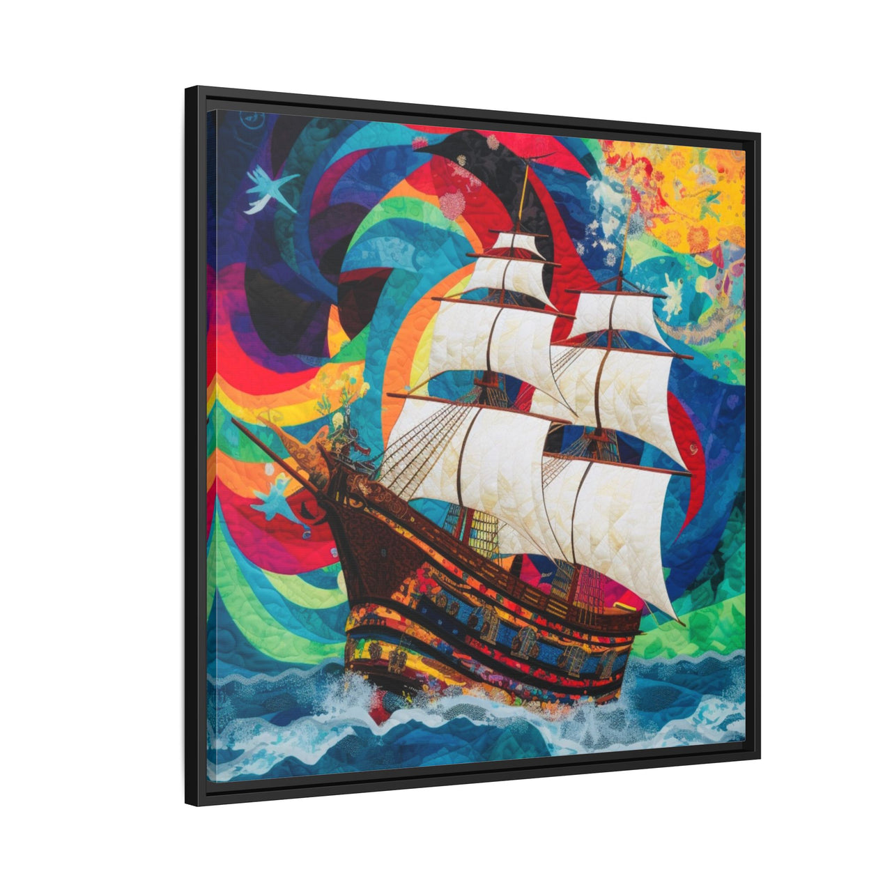 Sails of Change Canvas Wall Art with Frame