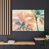 Thumbnail for Palm Glow Canvas Wall Art with Frame