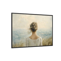Thumbnail for Where the Sky Meets Her Canvas Wall Art with Frame