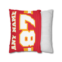 Thumbnail for Kansas City Square Pillowcase with Custom Name & Number