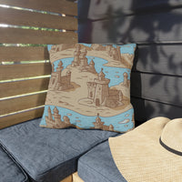 Thumbnail for Sand Castles Outdoor Throw Pillow