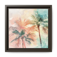 Thumbnail for Palm Glow Canvas Wall Art with Frame