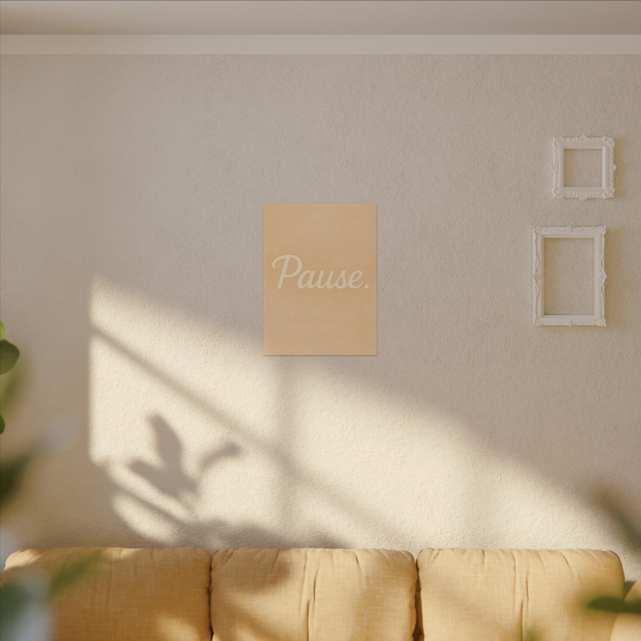 Pause Canvas Wall Art
