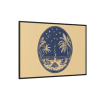Thumbnail for Beachfire Nights Canvas Wall Art with Frame