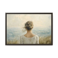 Thumbnail for Where the Sky Meets Her Canvas Wall Art with Frame