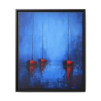 Thumbnail for Nocturne at Sea Matte Canvas Wall Art with Frame
