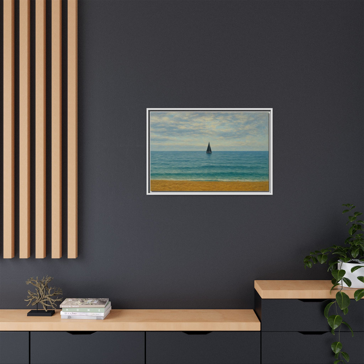Still Waters Canvas Wall Art with Frame