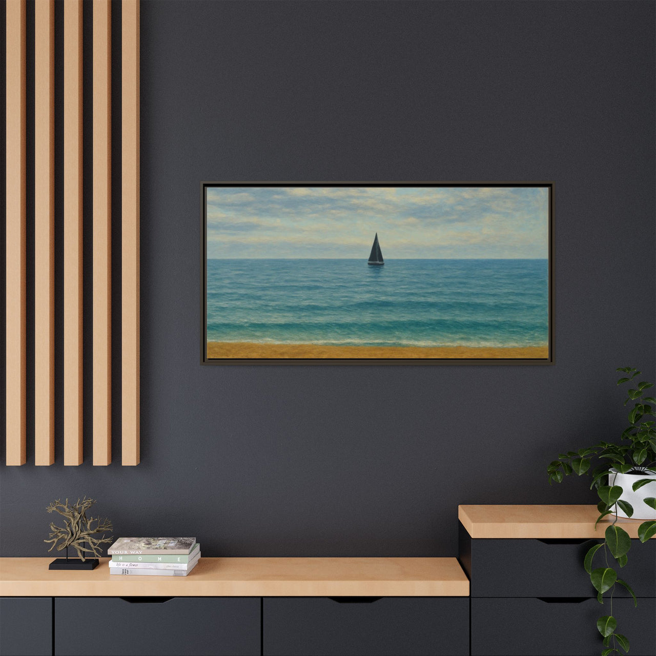 Still Waters Canvas Wall Art with Frame